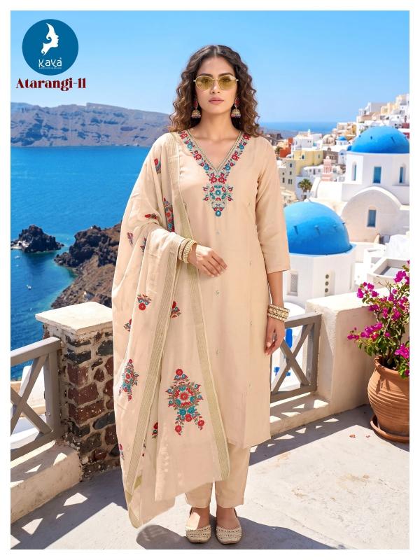 Kaya atrangi 3pcs blockprint kurtis wholesaler in jaipur